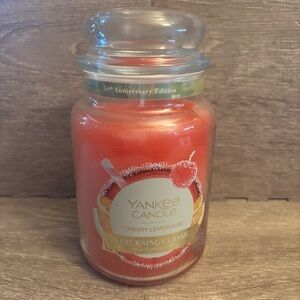 Yankee Candle Cherry Lemonade Large Jar Candle 22 oz  New! Retired!